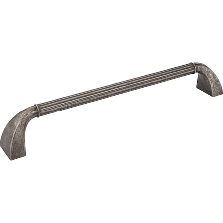 Jeffrey Alexander 12" Center-to-Center Distressed Pewter Cordova Appliance Handle Z281-12BNDL